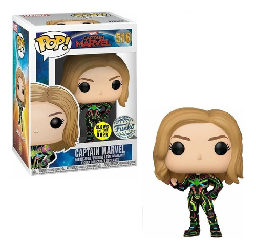 Funko Pop - Captain Marvel - Marvel Captain Marvel 516