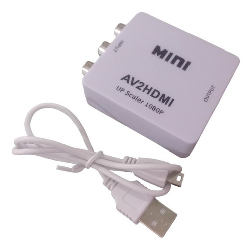 Adaptador Convertidor Rca A Hdmi 1080p 