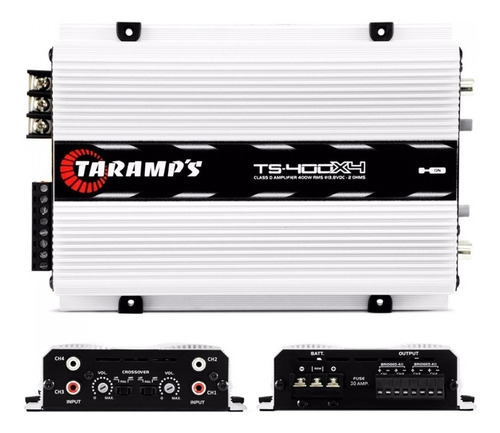 Amplificador Planta Taramps Ts-400x4 2 Oh  X4 Canales 400w