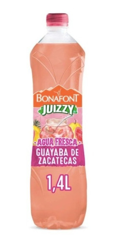 Agua Bonafont Juizzy Guayaba De Zacatecas 1.4l 12pzas