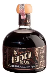 Licor Herencia De Plata Cafe Al Tequila 100% Agave X 700ml