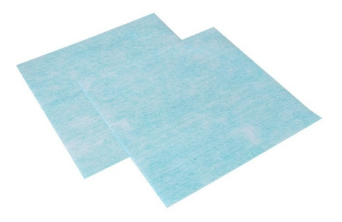 Toalla Seca Libre De Pelusa Azul  De 9 X 9´´ Paq 300 Pzas