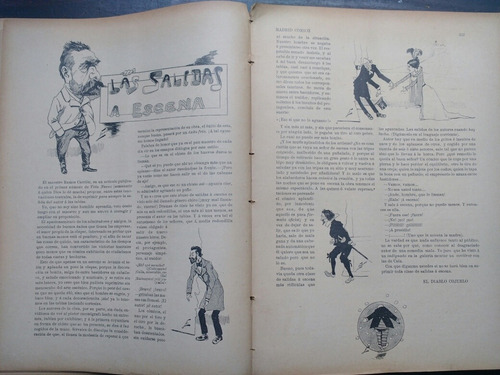 Lote 24 Revistas Año 1898 Madrid Cómico L. Alas J Benavente (Usado)