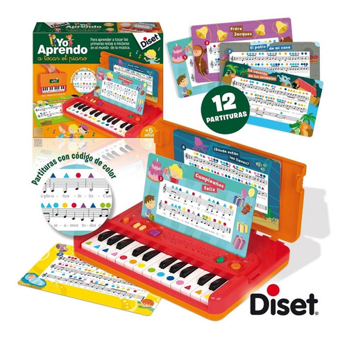Imagen 3 de 3 de Yo Aprendo A Tocar El Piano Juego Educativo Juguete