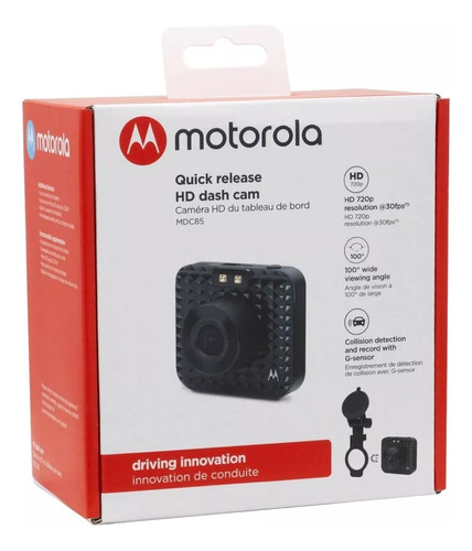 Cámara Para Auto Motorola Mdc 85w 720p Hd Dash Cam 