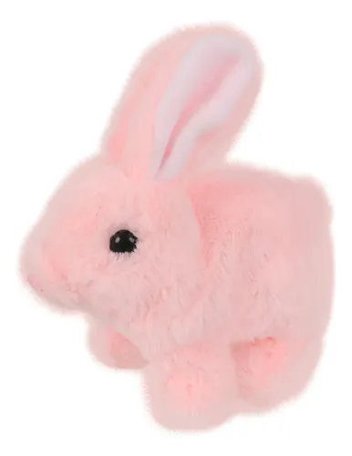 Conejo De Peluche Interactivo Petsboro Bunny Pal | Juguete Realista Con Sonido Y Movimiento De Orejas, Amarillo