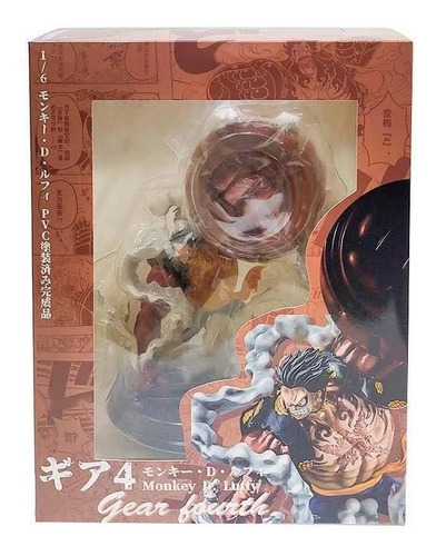 Imagen 5 de 5 de Monkey D. Luffy Gear 4 Boundman King Kong Gun One Piece 25cm