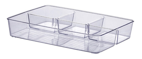 Organizador Acrilico Con Divisiones Caja Organizadora 34 Cm 