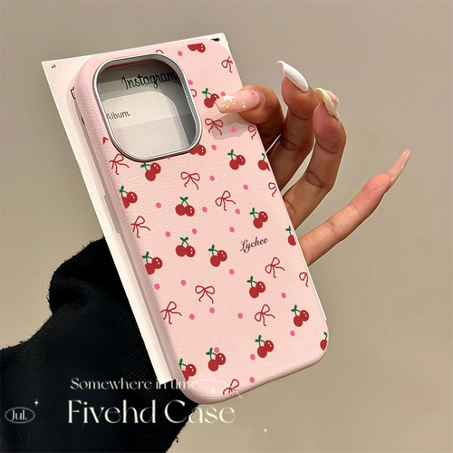 Carcasa De Dibujos Animados Con Lunares En Cerezo Para Redmi A3 14c 13c 12c 9t