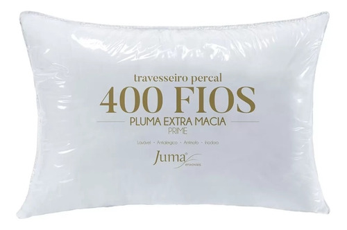Imagem 1 de 1 de Travesseiro Juma 400 Fios Prime 50x70cm
