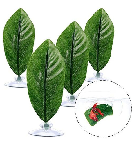 Hamaca De Hoja De Cama Betta De 4 Piezas Para Peces Betta, L