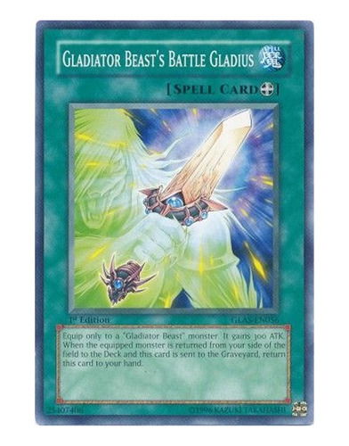 Gladiator Beast's Battle Gladius (glas-en056) Yu-gi-oh!