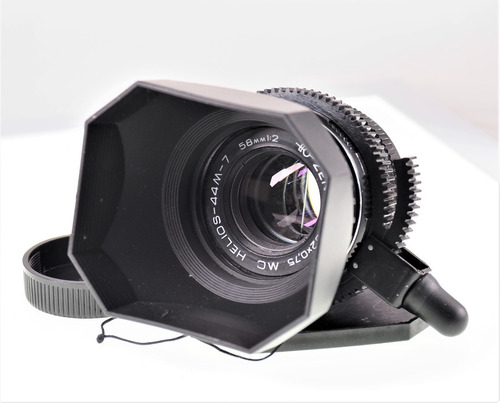 Imagem 9 de 10 de R$995 Canon Mount Helios 44m4 Cinemode Bokeh Anamórfico