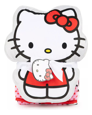 Cobija Con Almohada De Hello Kitty 