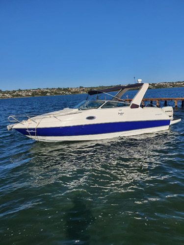 Lancha Focker 255 Cabinada Ano 2007 Motor Evinrude 200