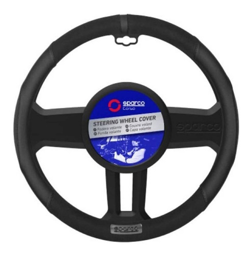 Cubre Volante Auto Universal Sparco Negro 