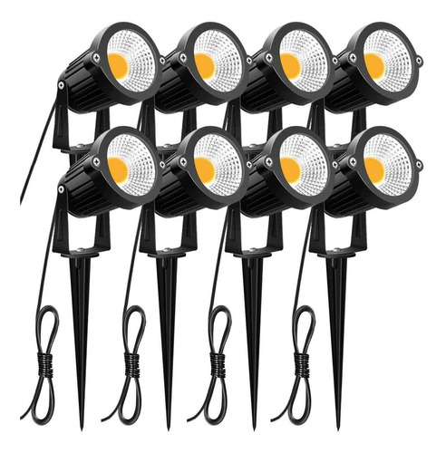 Zuckeo Luces Led Para Paisaje, De 5 Watts, 12 Voltios, 24 Vo