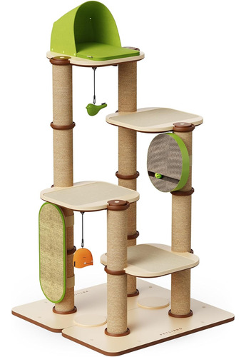 Torre De Árbol Para Gatos De Interior Postes Rascadores