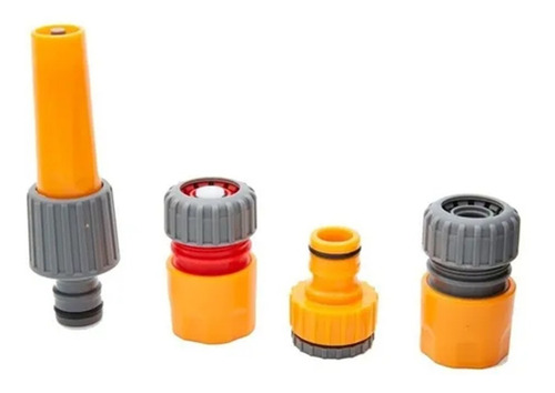 Imagen 3 de 10 de Kit Riego Completo 7 Piezas Manguera 15mts Man1215 Aquaflex