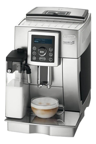 Cafetera De'Longhi Magnifica S ECAM 23.450 super automática plateada expreso 120V