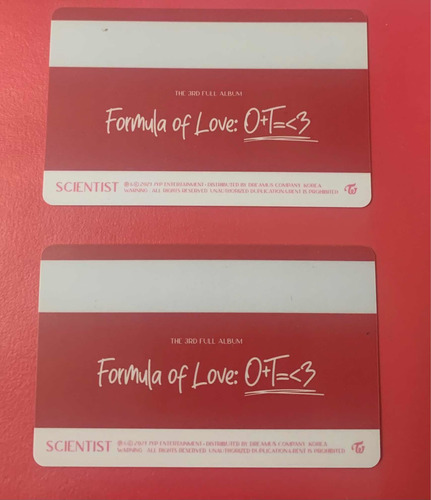 Imagen 6 de 6 de Cd Twice Formula Of Love