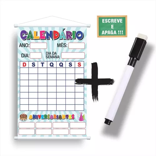 Calendário mágico: jogo educativo