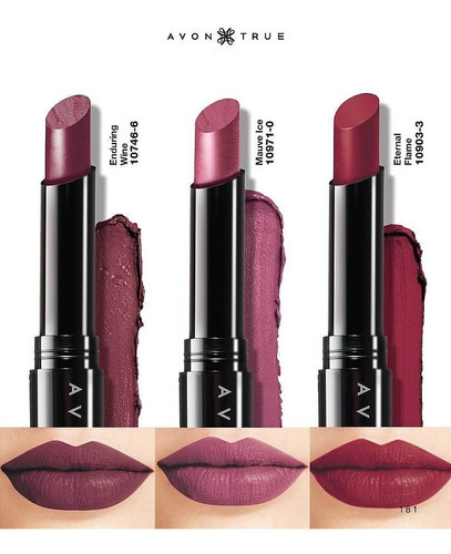 Mauve Ice Avon True Lápiz Labial Larga Duración Fps 15 Acabado Brillante/Hidratante