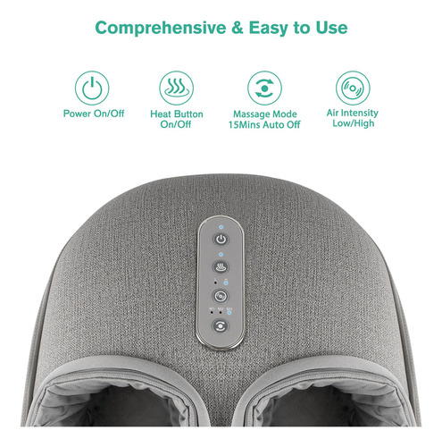 Masajeador De Pies Medcursor Mdfm400 Con Calor, Shiatsu Deep