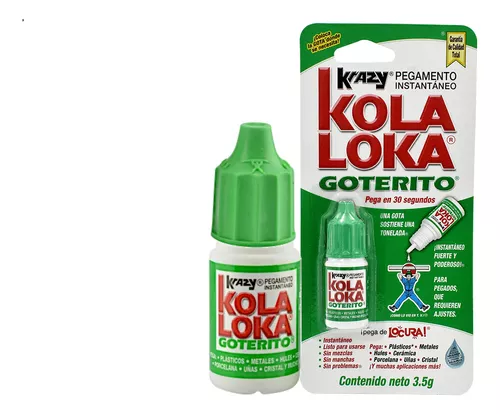 PEGAMENTO INSTANTANEO KOLA LOKA GOTERITO COLOR TRANSPARENTE 3 5 GR