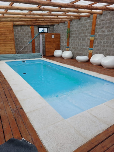 Imagen 18 de 19 de Partido De La Costa ,san Clemente Del Tuyu Se Alquilan Para Un Buen Descanso Complejo Con 3 Cabañas Y Pileta Climatizada Cerrada. Cabañas Para 4 Para 5 Y Para 8 Personas