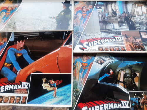 Superman Iv - Fotos Posters Do Filme Lote Com 29 Um Preço