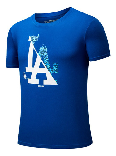 Remera Los Angeles Dodgers Oficial L Azul