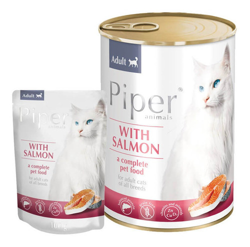 Saché Piper Gato Salmón 100 Gr