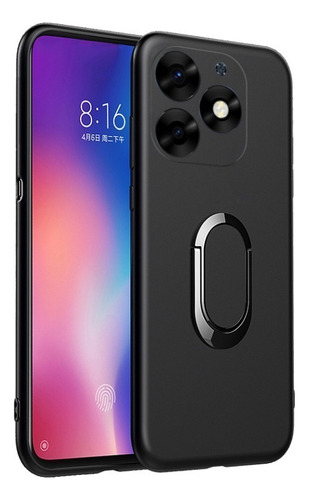 A Funda Para Tecno Spark 20 Pro Adsorbible Silicona Anillo
