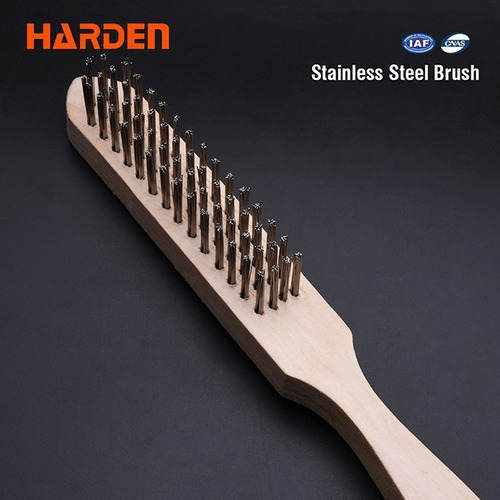 Cepillo Alambre Inoxidable 30cm Madera Limpieza Harden