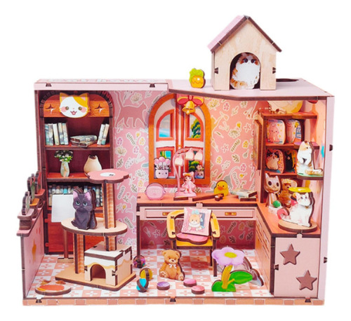 Kit De Construcción De Diorama De Casa Pequeña, Juguete