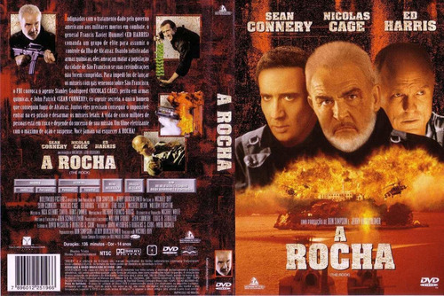 Dvd A Rocha Com Sean Connery E Nicolas Cage