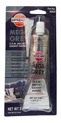 Silicon Gris Alta Temperatura Mega Grey