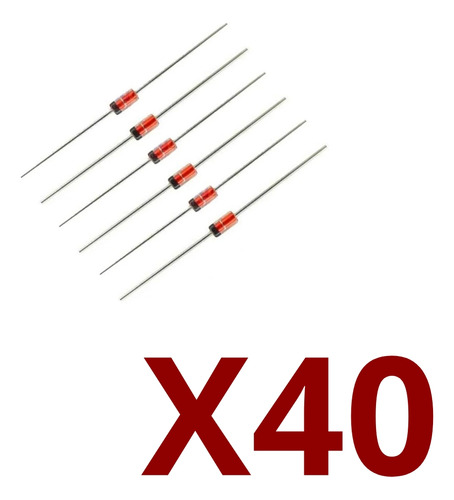 Diodo Zener Regulador 4.7v 4,7v 1n4732 X 40und