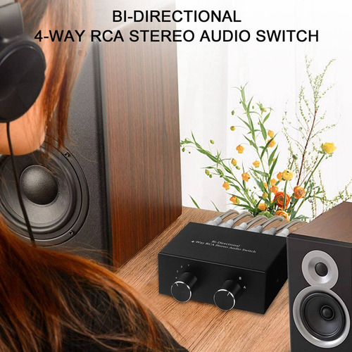 Canal De Sonido L/r De Audio Estéreo Rca Bidireccional De 4