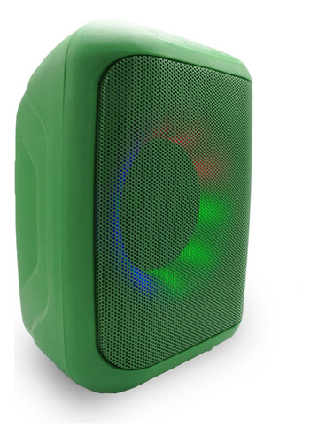 Ms2647 Bocina Portátil Bluetooth Inalámbrica Usb, Aux, Sd Fm Color Verde