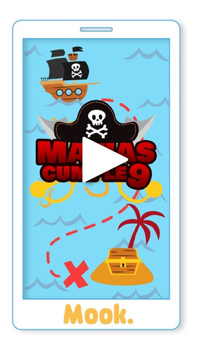 Piratas Invitación Animada En Video 