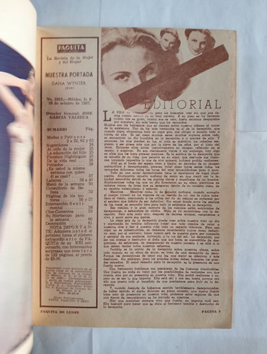Paquita. La Revista De La Mujer Y Del Hogar (Usado)
