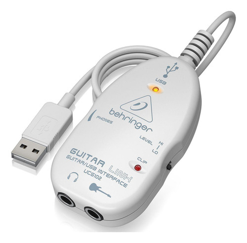 Interface De Áudio Behringer Ucg102 Usb Para Guitarra