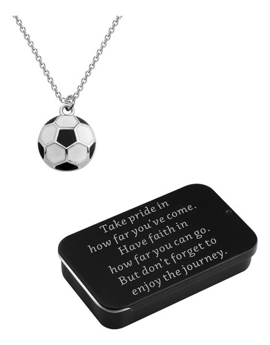 Fustmw Collar De Fútbol Jugador De Fútbol Regalos Balón De