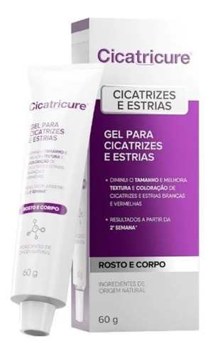 Cicatricure Gel Para Cicatrizes E Estrias 60g