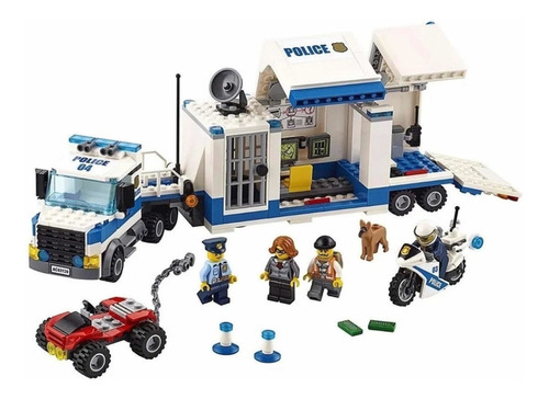 Set de construcción Lego City Mobile command center 374 piezas  en  caja