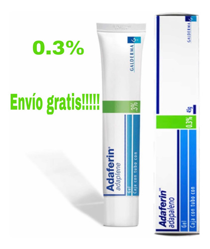 Adaferin Crema Adapaleno 0.3% Gel Elimina Acne Tubo 30 Gr