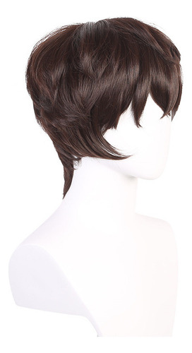 Peluca Para Cosplay Anime Dazai Osamu, 30 Cm