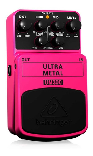 Pedal Efectos Ultra Metal Behringer Um300 Original 